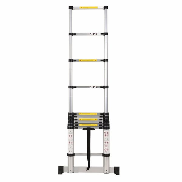 3_2m Aluminum Telescopic Ladder With Stabilize Bar